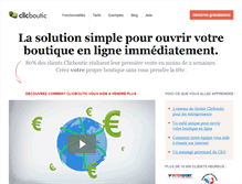 Tablet Screenshot of clicboutic.com